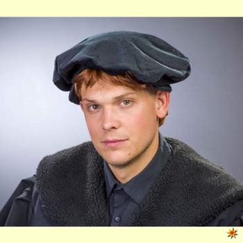 Mütze Mittelalter Zubehör Geistliche Mütze Luther