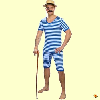 Kostüme 20er Retro Badeanzug
