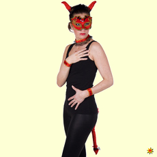 Zubehör Fasching Set Teufel