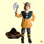 Kinderkostüm Wikinger