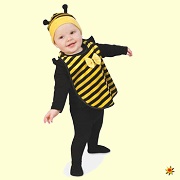 faschingskostüme biene baby