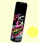Haarspray neonngelb 80er