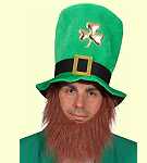 Kuriose Kopfbedeckung St. Patrick