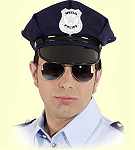 Mütze Polizei blau USA