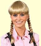 mittelblonde Faschingsperücke
