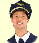 Pilotenmütze dunkelblau