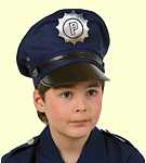 Muetze Polizei Kinder blaue Muetze Polizeiuniform