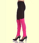 Overknees, passendes Zubehör in neonfarben