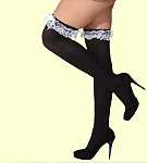 Overknees schwarz