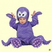 Babyoverall lila Krake 
