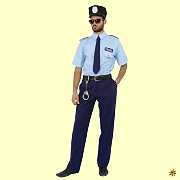 Uniform Polizist Kostüm Polizei Herren