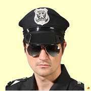 Zubehör Polizei Brille Retro-Brille Polizist