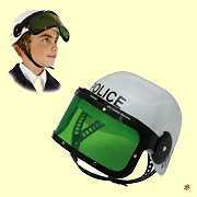 Zubehör Uniform Polizei Kinder Helm Polizist Kinder