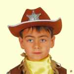 Westernhut Kinder Cowboyhut Kinder braun